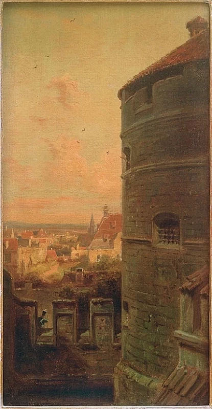 La torre di digestione a Rothenburg ob der Tauber